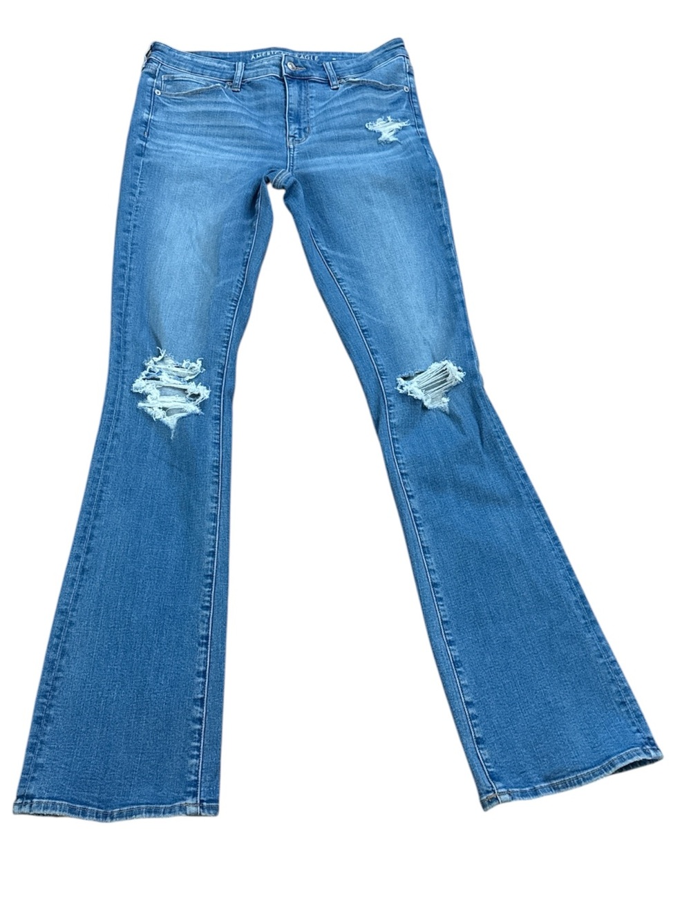 AMERICAN EAGLE OUTFITTERS
HIGH-RISE SKINNY KICK (High rise, slim fit 
Size: 12.